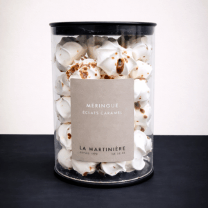 Meringue aux éclats de caramel à la fleur de sel